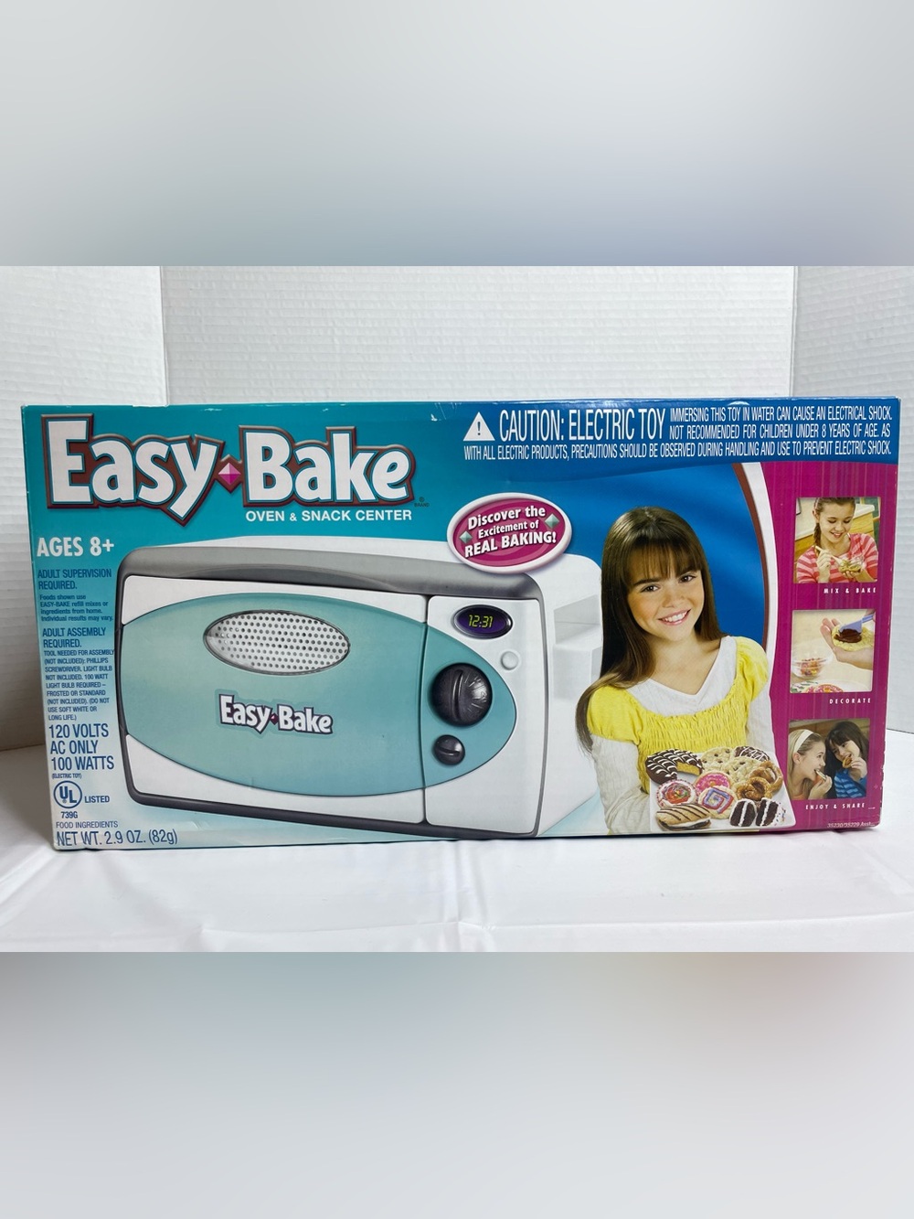 2007 Hasbro Easy-Bake Oven & Snack Center Teal Toy Oven